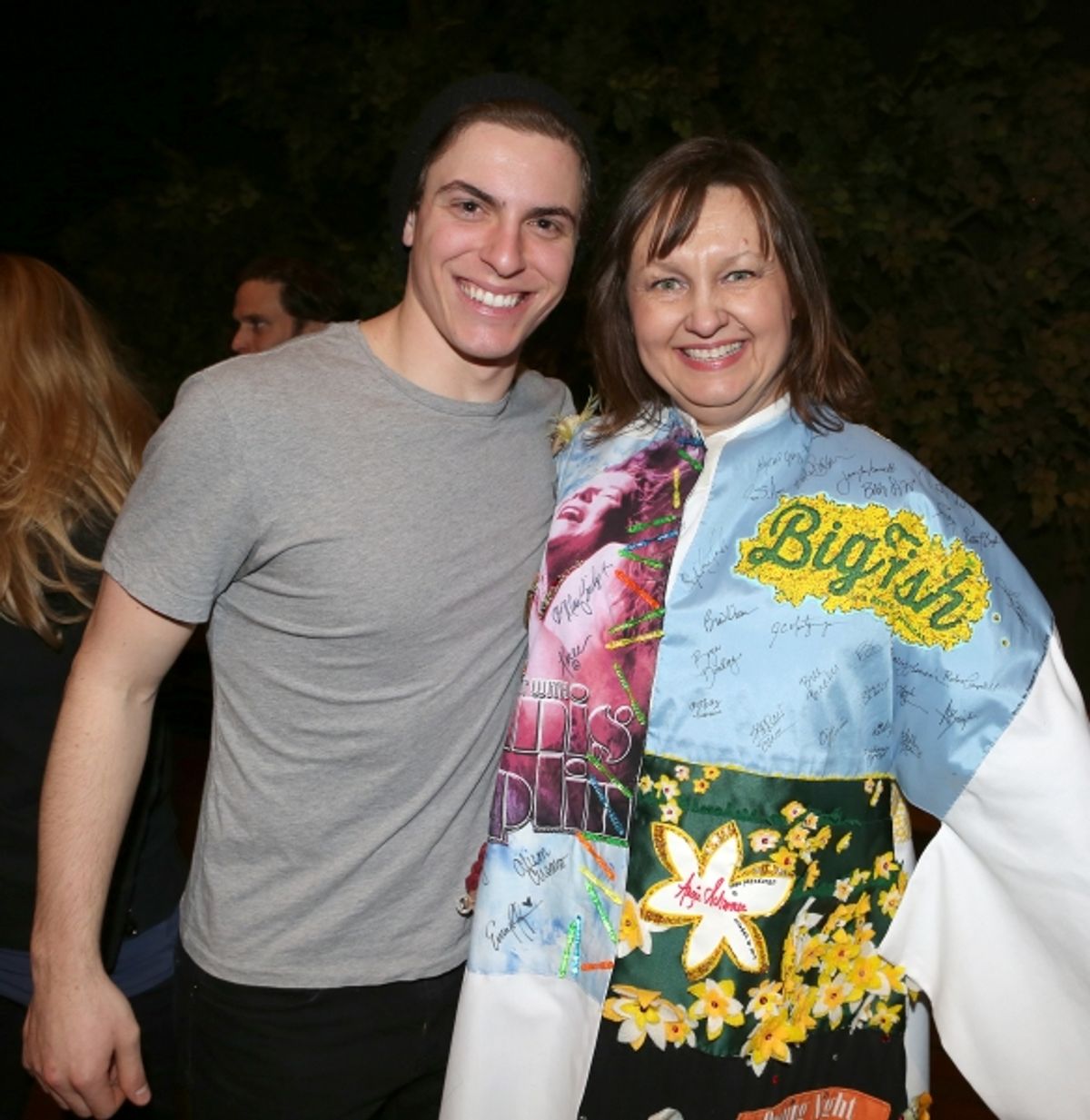 Derek Klena and Jennifer Allen at 