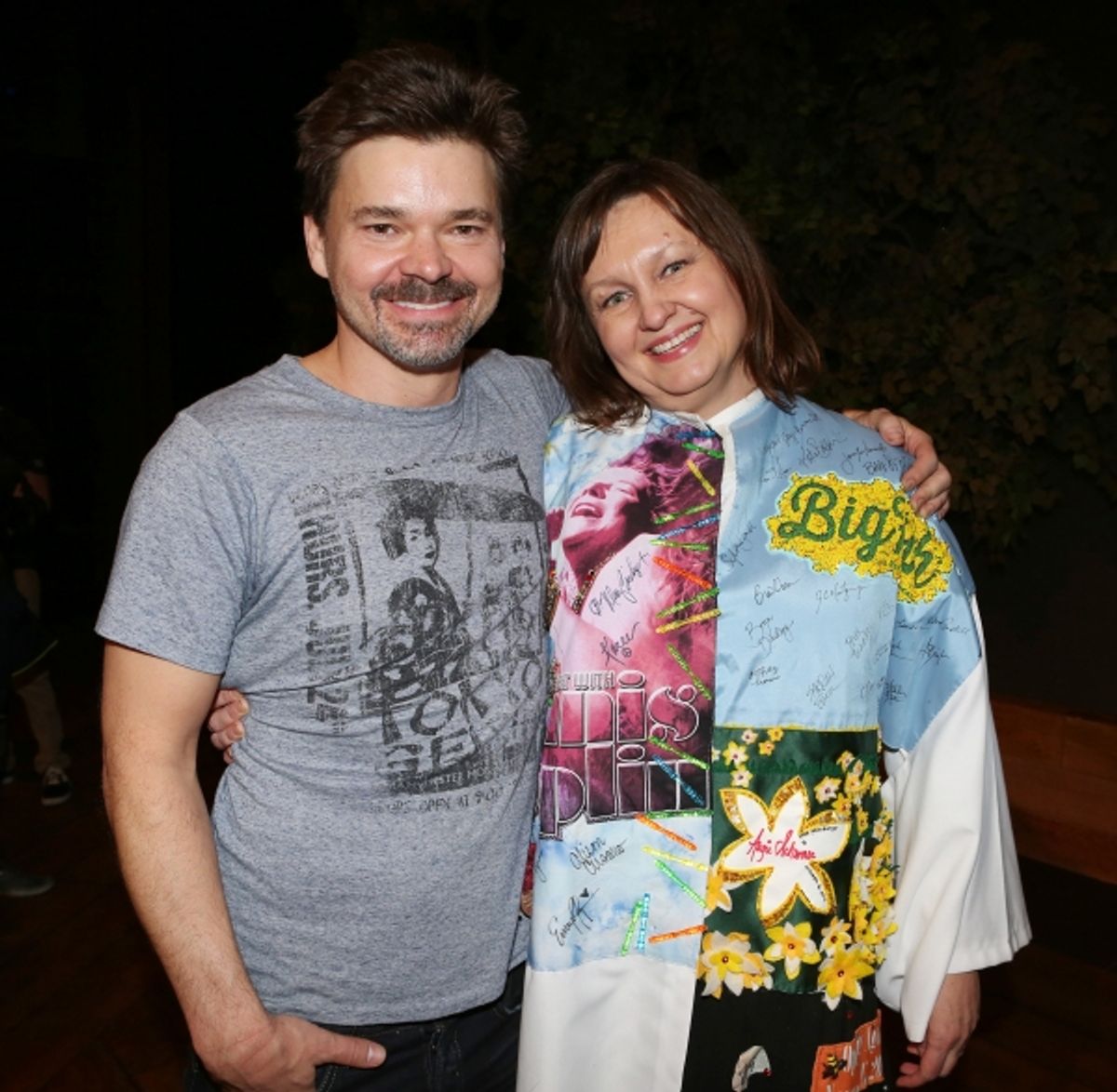 Hunter Foster and Jennifer Allen at 