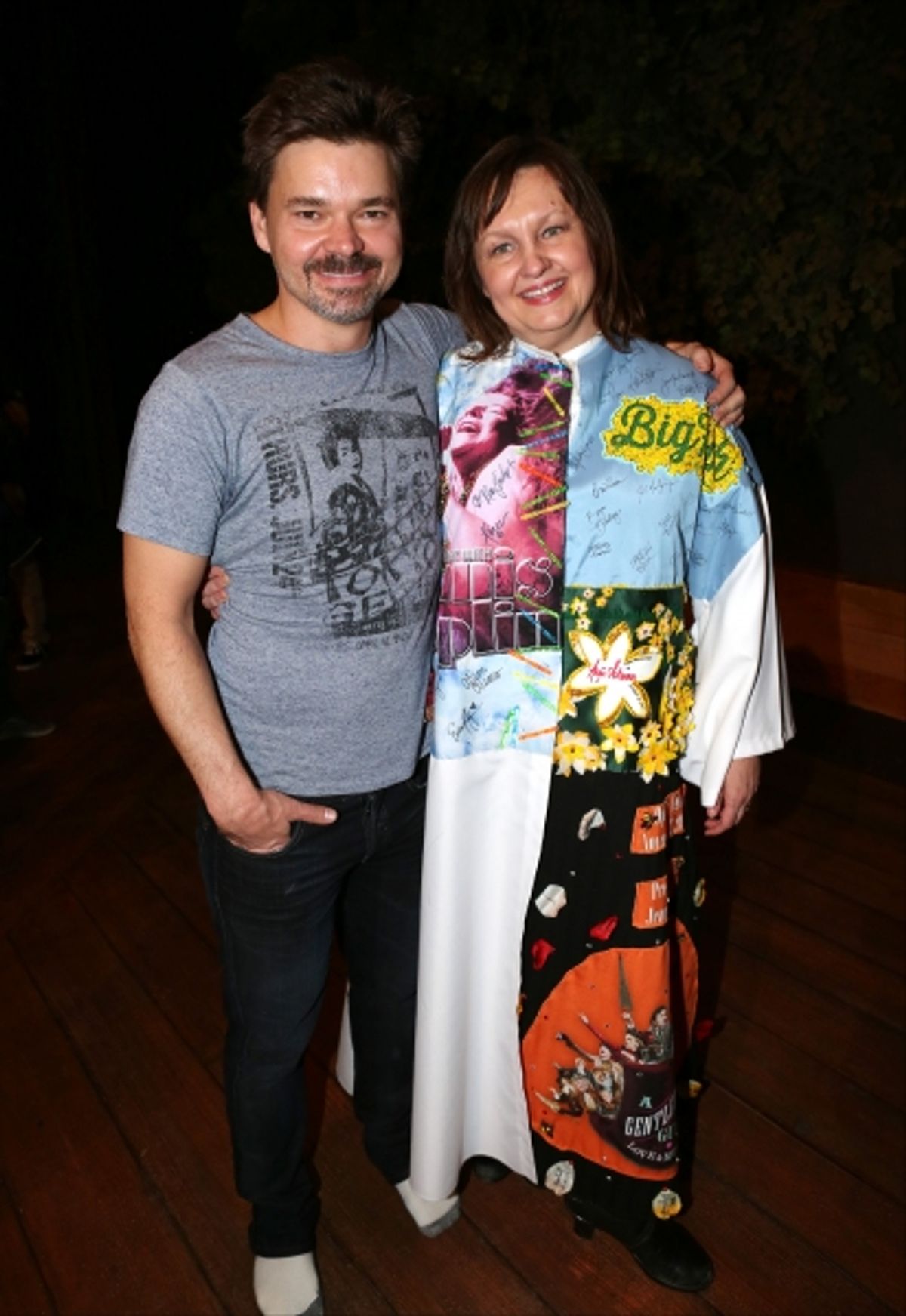 Hunter Foster and Jennifer Allen at 