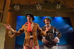 Tom Morin is Cliton and Brian Sheppare is Dorante (the Liar himself!) Photo