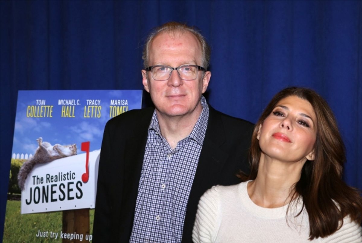 Tracy Letts and Marisa Tomei at 