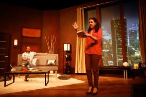 Alex Thompson (Gould) and Hannah Daly (Karen) Photo