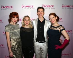 The cast of Til Divorce Do US Part, from left to right: Erin Mcguire, Dana Eilson, Jo Photo