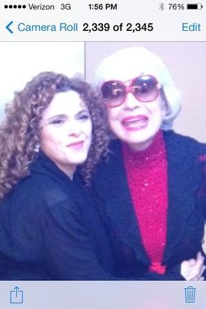 Bernadette Peters and Carol Channing Photo