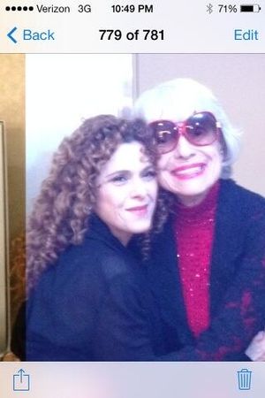 Bernadette Peters and Carol Channing Photo