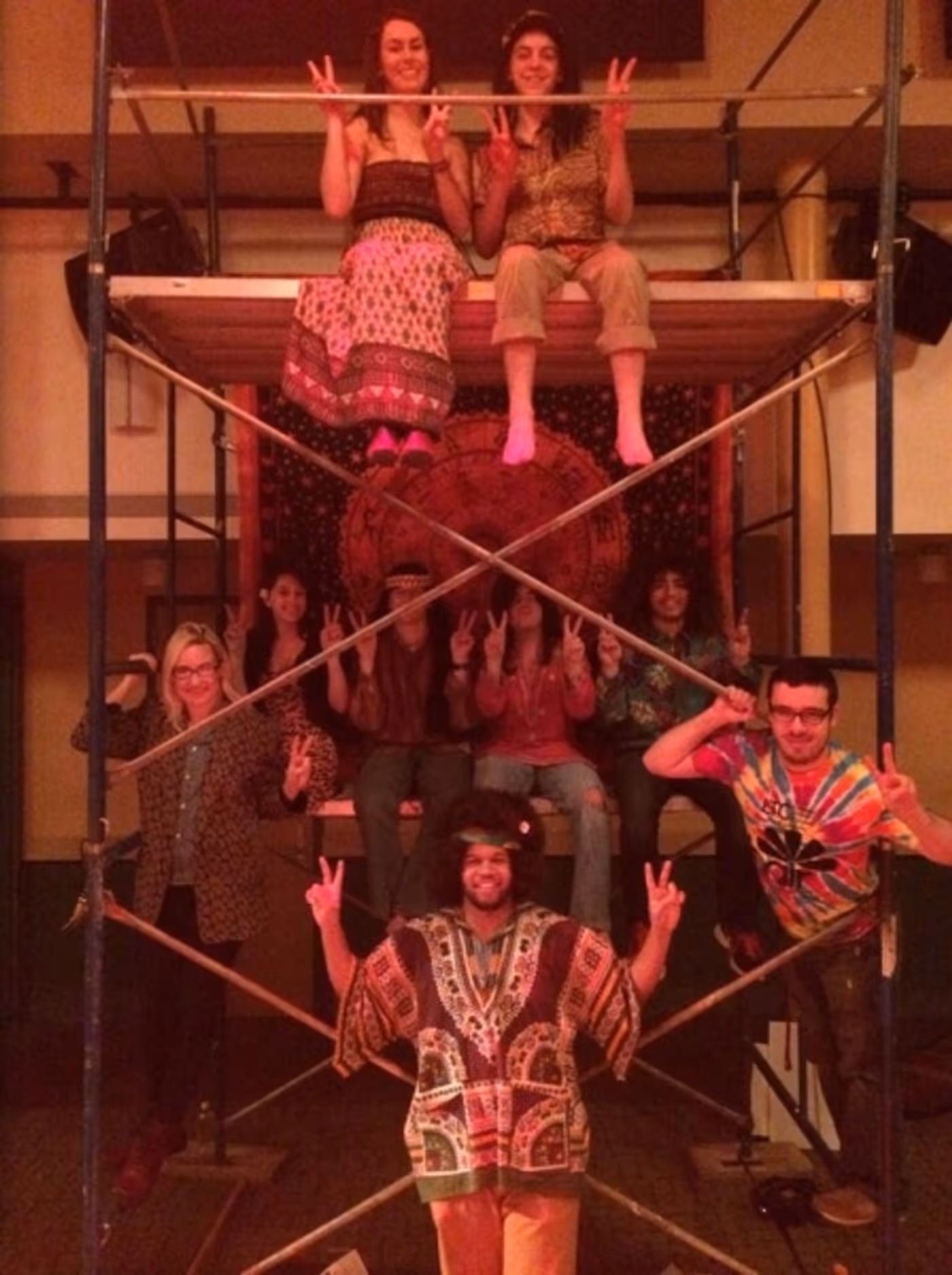 Photo Flash: Saturday Intermission Pics, Feb 22 - Three's Company at ROCKY, KINKY BOOTS Does 'Cups' and More!  Image