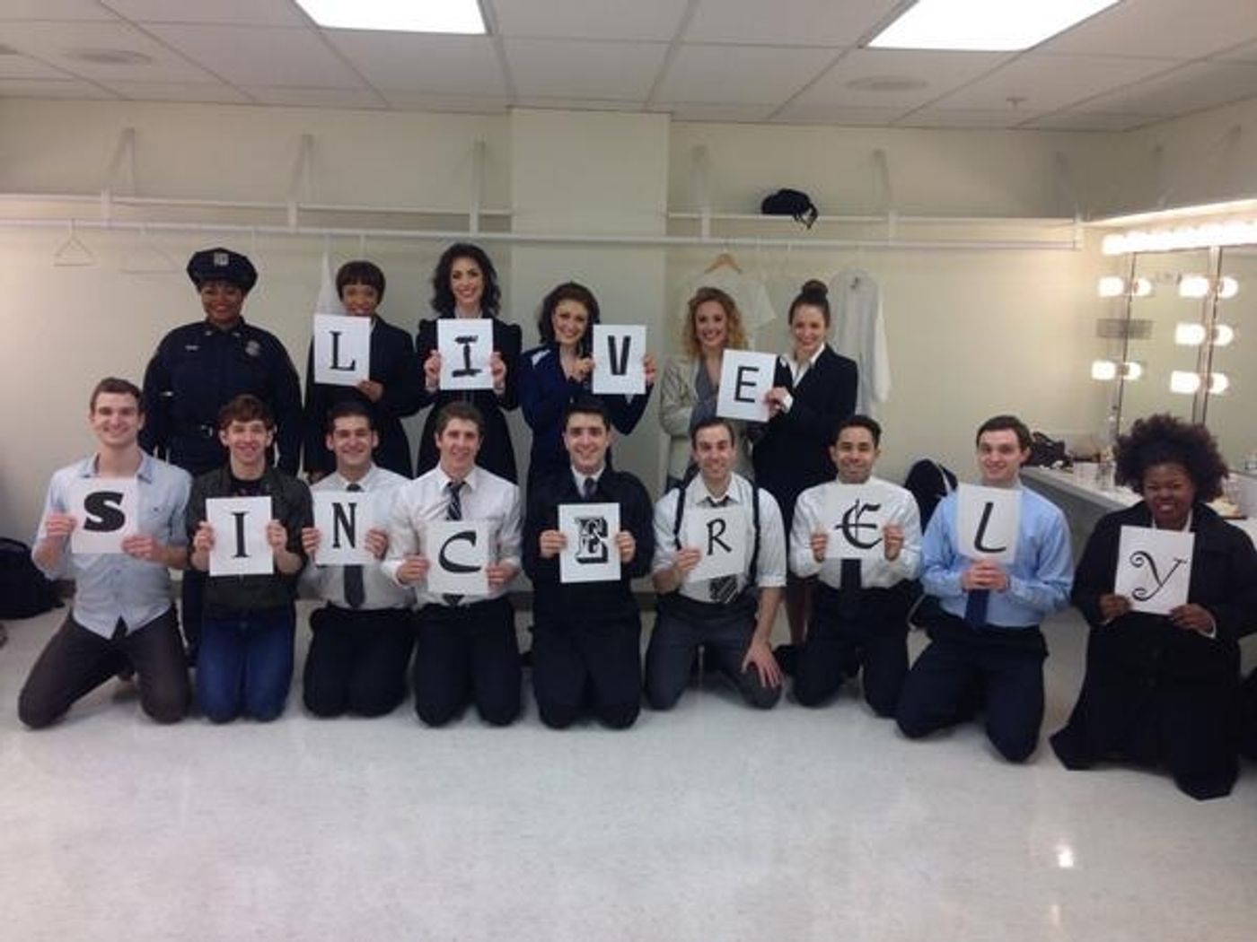 Photo Flash: Saturday Intermission Pics, Feb 22, Part 2 - First SIP from Off-Broadway's 'FIFTY SHADES!'; Plus 'BRIDGES,' WICKED & More!  Image