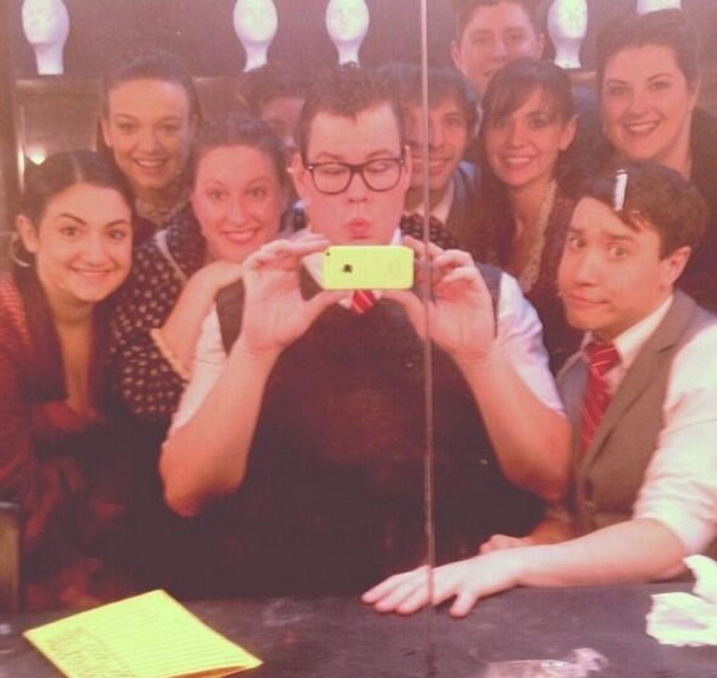 Photo Flash: Saturday Intermission Pics, Feb 22, Part 2 - First SIP from Off-Broadway's 'FIFTY SHADES!'; Plus 'BRIDGES,' WICKED & More!  Image