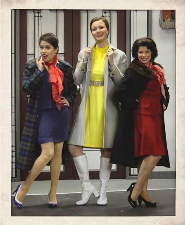 Helen Rios (Gloria - the American), Megan Nix (Gretchen - the German), and Amanda Bai Photo