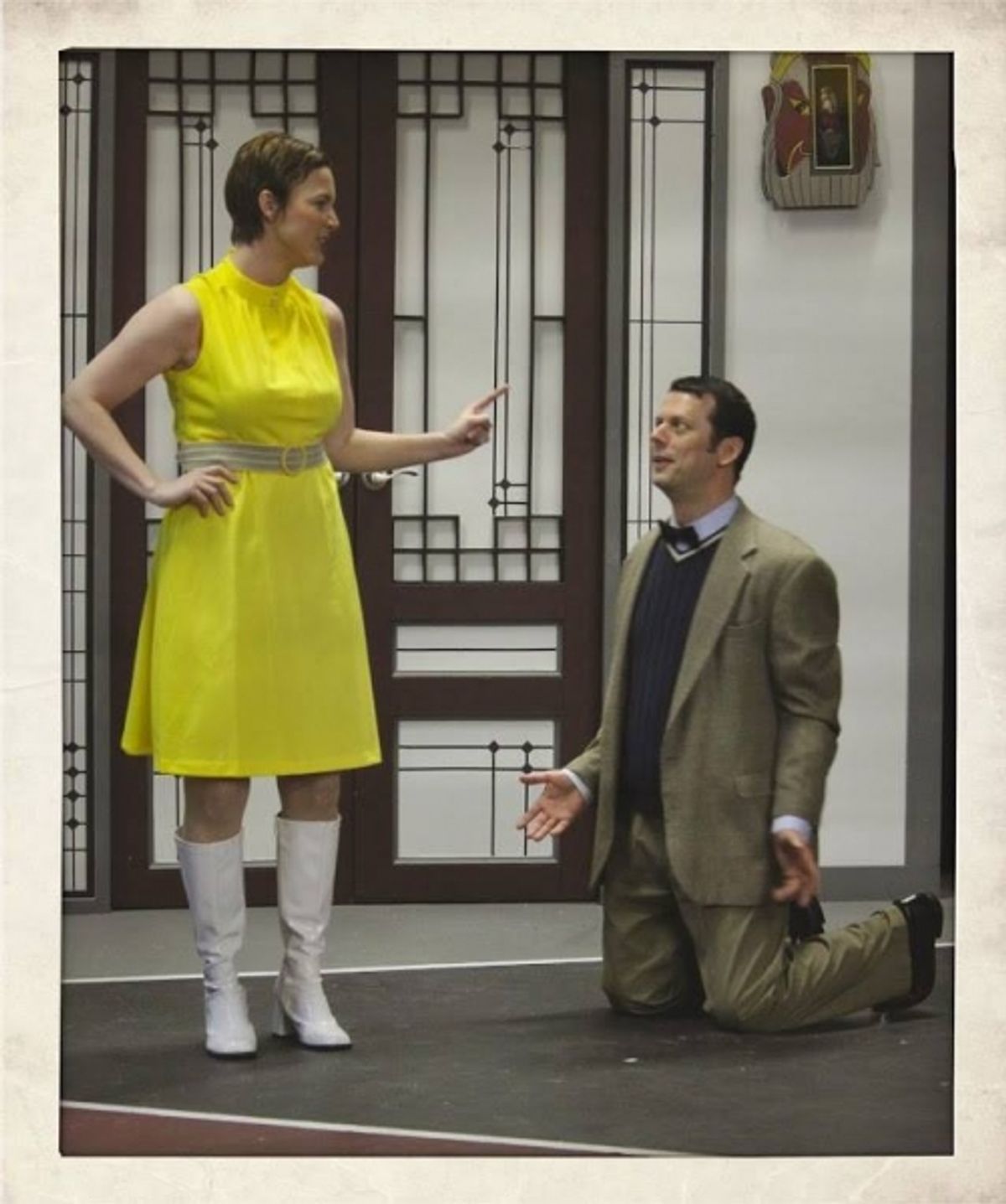 Megan Nix (Gretchen) and Bryan Maynard (Robert) at 