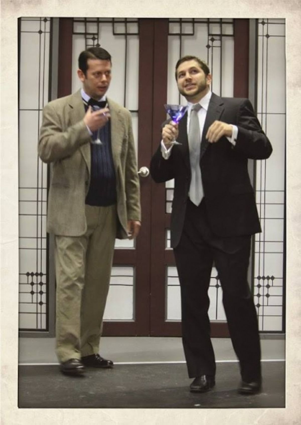 Bryan Maynard (Robert) and Brian Chambers (Bernard) at 