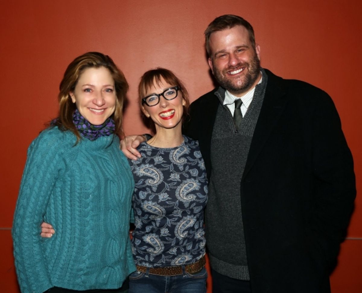 Edie Falco, Jonatha Brooke, Stephen Wallem at 