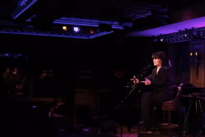 Beth Leavel, with Phil Reno at the piano Photo