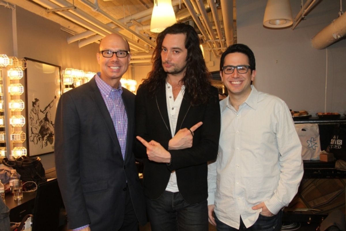 Richie Ridge, Constantine Maroulis and Robert Diamond at 