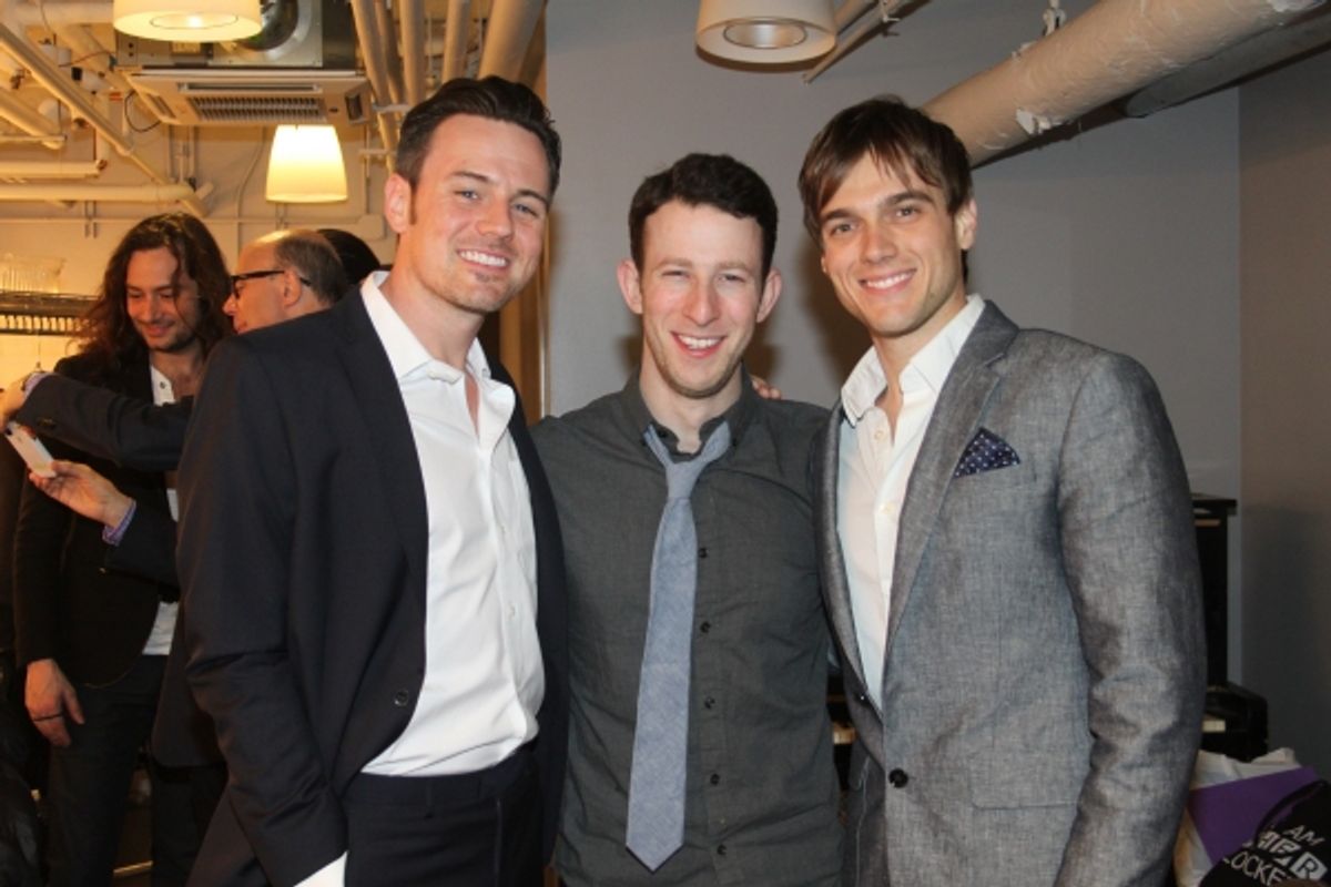 Brian Gallagher, Nick Blaemire and Justin Sargent at 