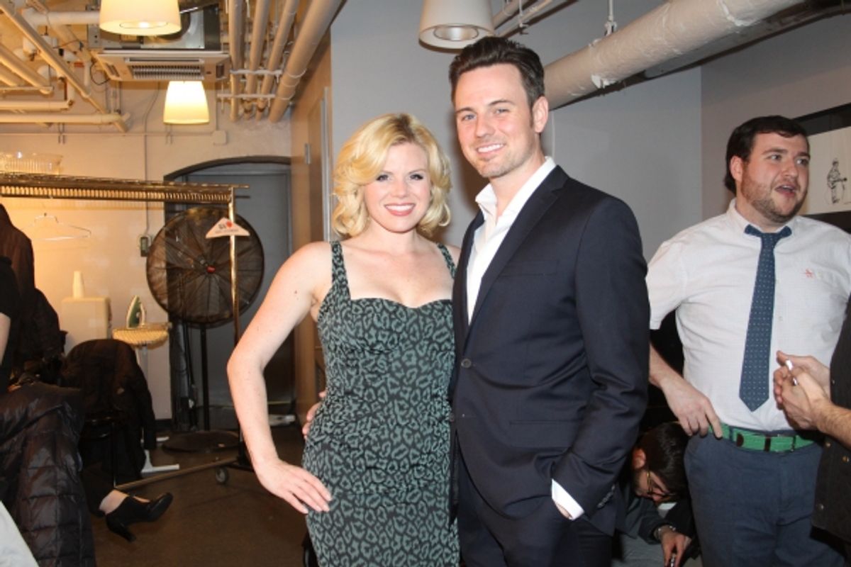 Megan Hilty and Brian Gallagher at 