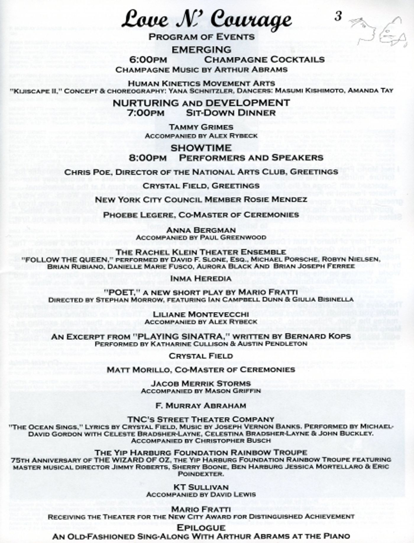 Photo Coverage: Inside Theater for the New City's LOVE 'N COURAGE Benefit  Image