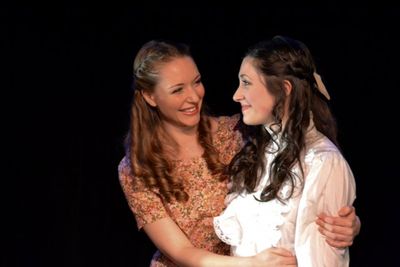 Sara Hymes as Marie and Morgan DeTogne as Julie  Photo
