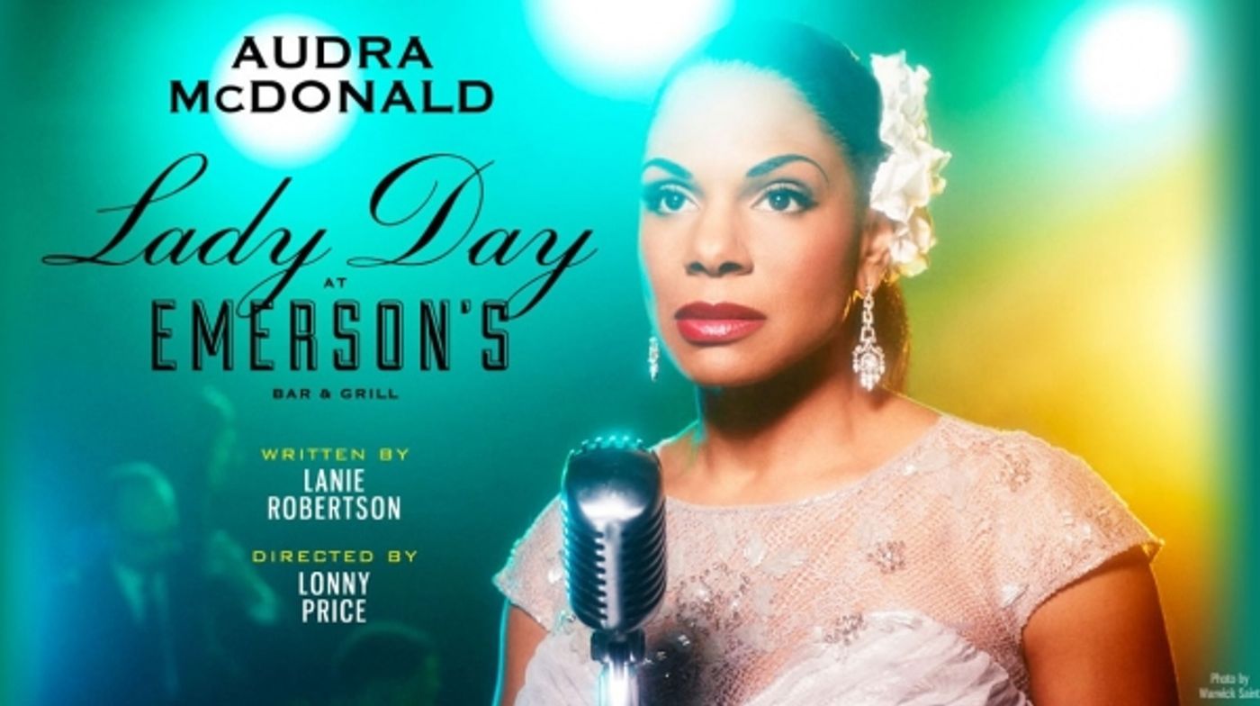Photo Flash: First Look at Audra McDonald as Billie Holiday in LADY DAY AT EMERSON'S BAR AND GRILL Artwork!  Image