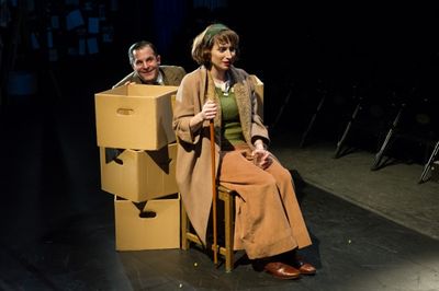 Michael Matus (Sandor) and Isy Suttie (Mrs P) Photo