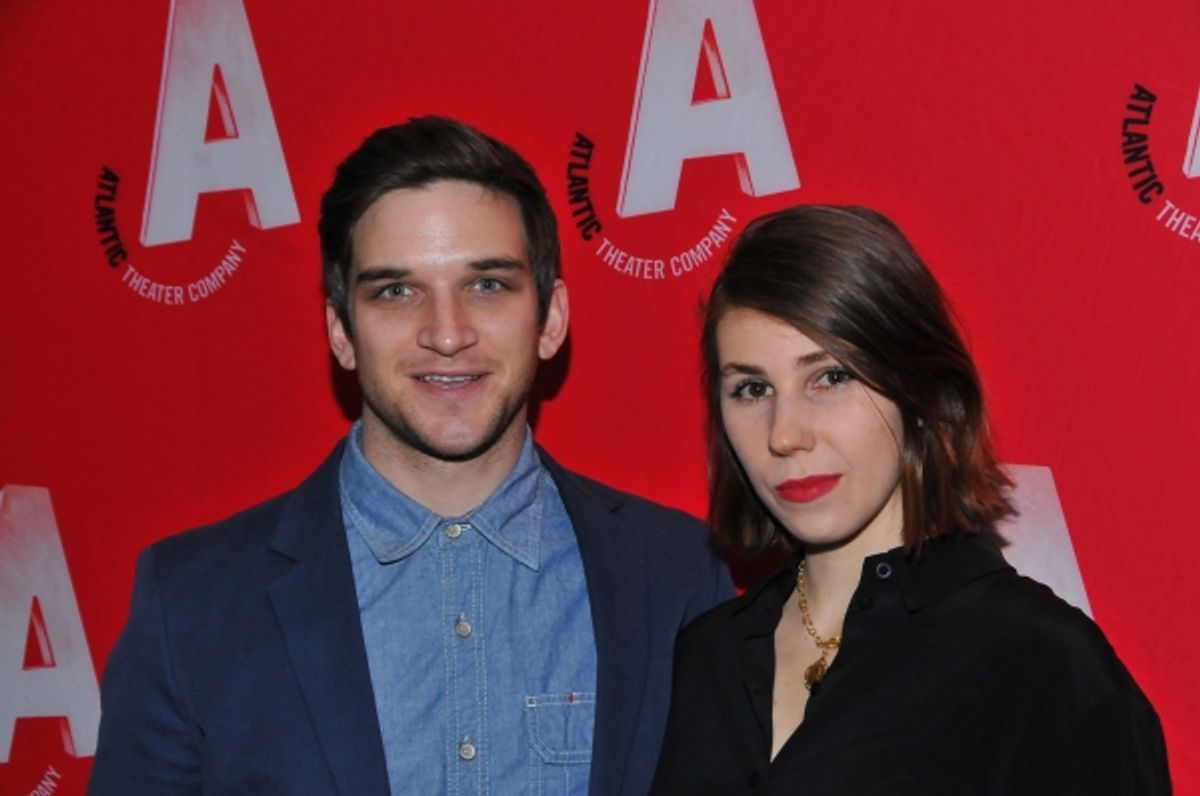 Evan Jonigkeit & Zosia Mamet at 