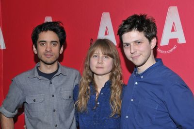 Annie Baker with band members Raky Sastri and Josh Arnoudse Photo