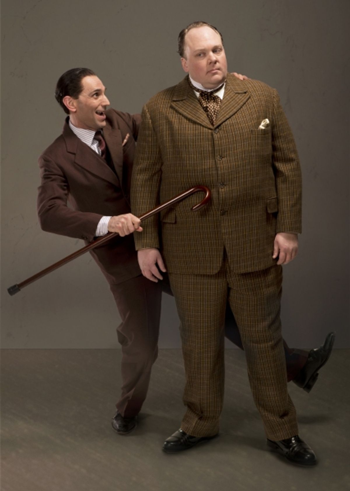 Andrew Rothenberg as Wilson Mizner and Michael Aaron Lindner as Addison Mizner at 