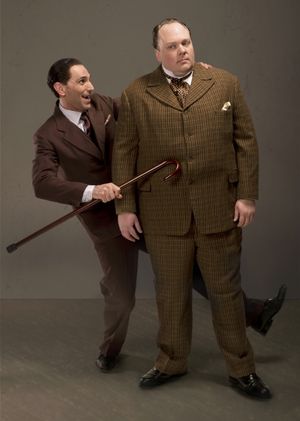 Andrew Rothenberg as Wilson Mizner and Michael Aaron Lindner as Addison Mizner Photo