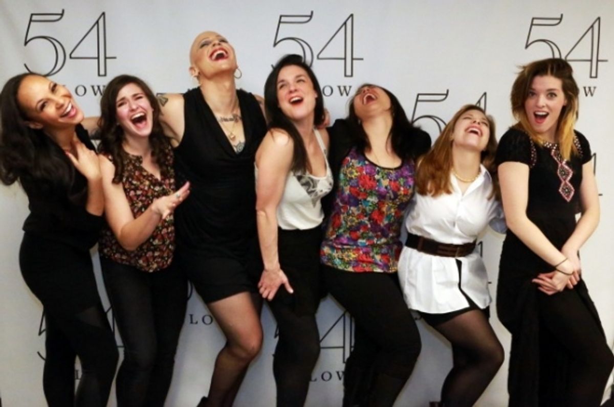 Natalie Wachen, Amanda Savan, Shakina Nayfack, Leslie McDonel, Rachel Lee, Lauren Marcus, Mary Kate Morrissey at 