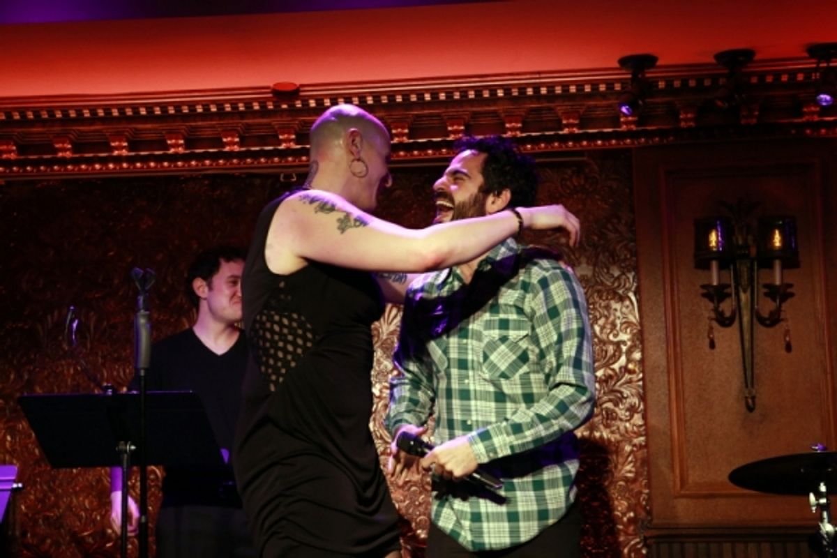 Shakina Nayfack, Ashkon Davaran at 