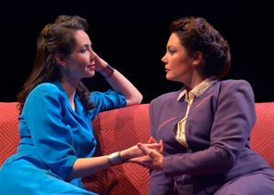 Liz Sklar (The Amazon) and Jessa Brie Moreno (The Wife) @ BroadwayWorld Liz Sklar (The Amazon) and Jessa Brie Moreno (The Wife) Photo