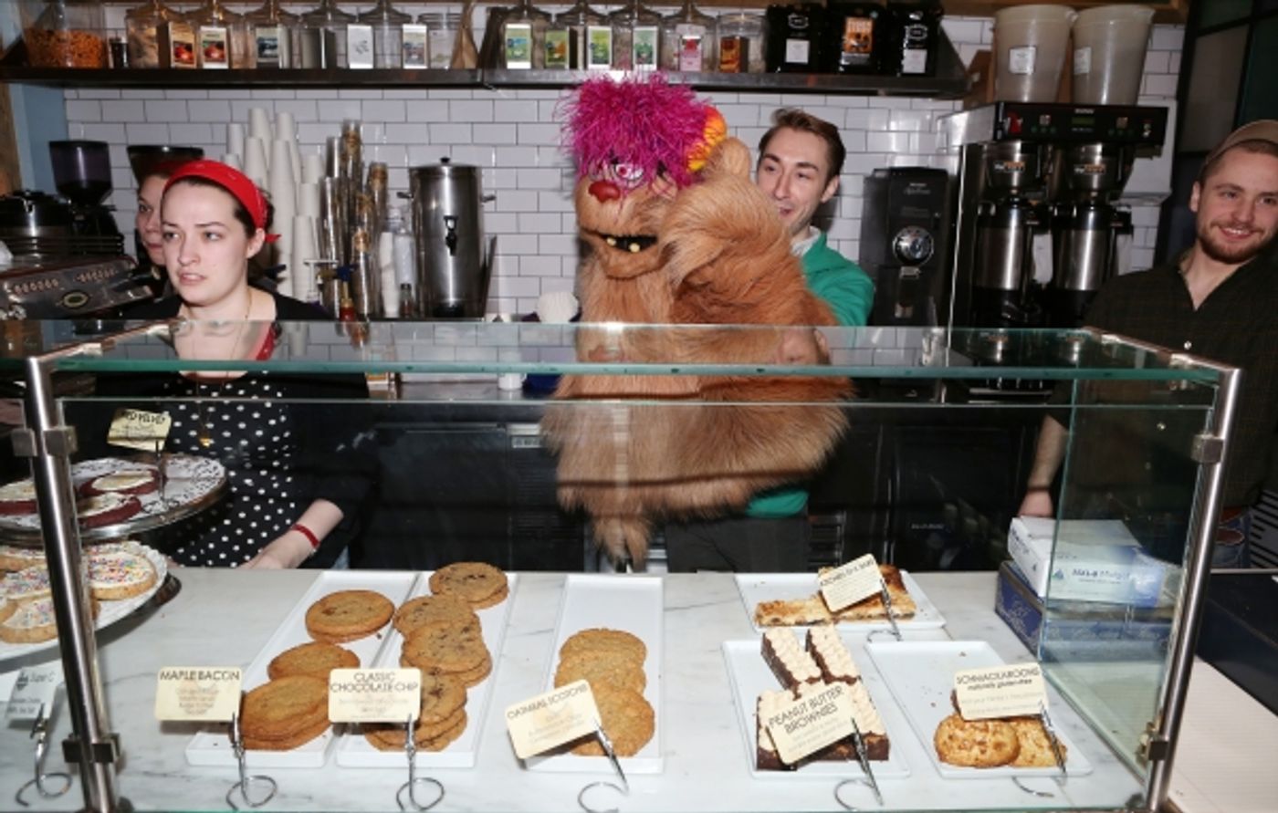 Photo Coverage: AVENUE Q's Trekkie Monster Serve Sweet Treats at Schmackary's  Image