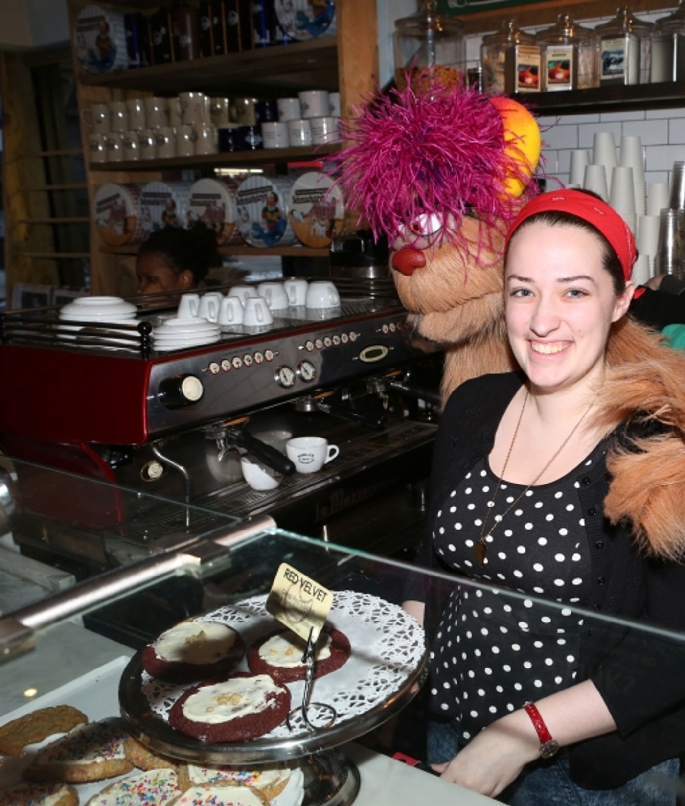 Photo Coverage: AVENUE Q's Trekkie Monster Serve Sweet Treats at Schmackary's  Image