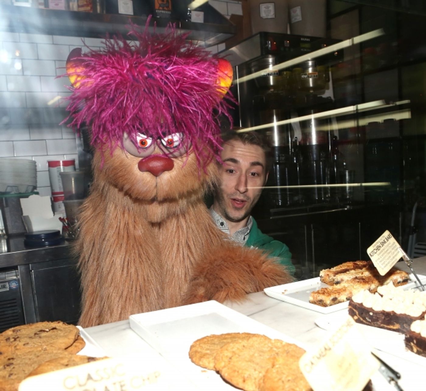 Photo Coverage: AVENUE Q's Trekkie Monster Serve Sweet Treats at Schmackary's  Image