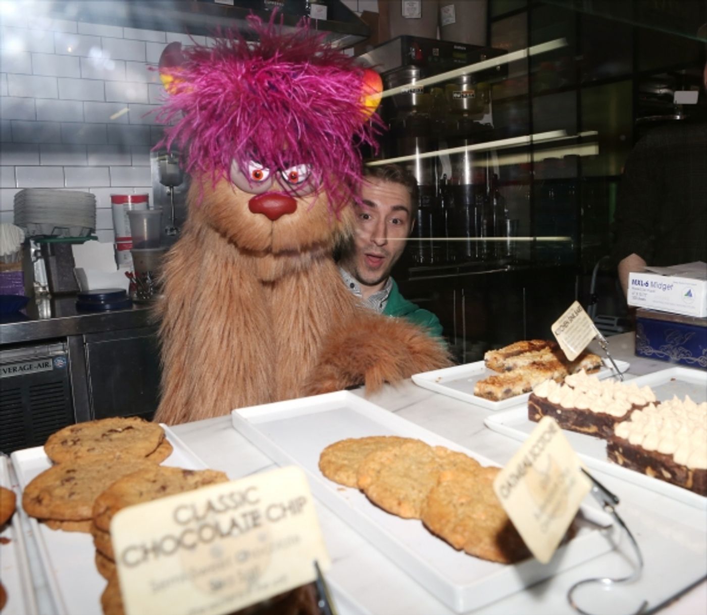 Photo Coverage: AVENUE Q's Trekkie Monster Serve Sweet Treats at Schmackary's  Image
