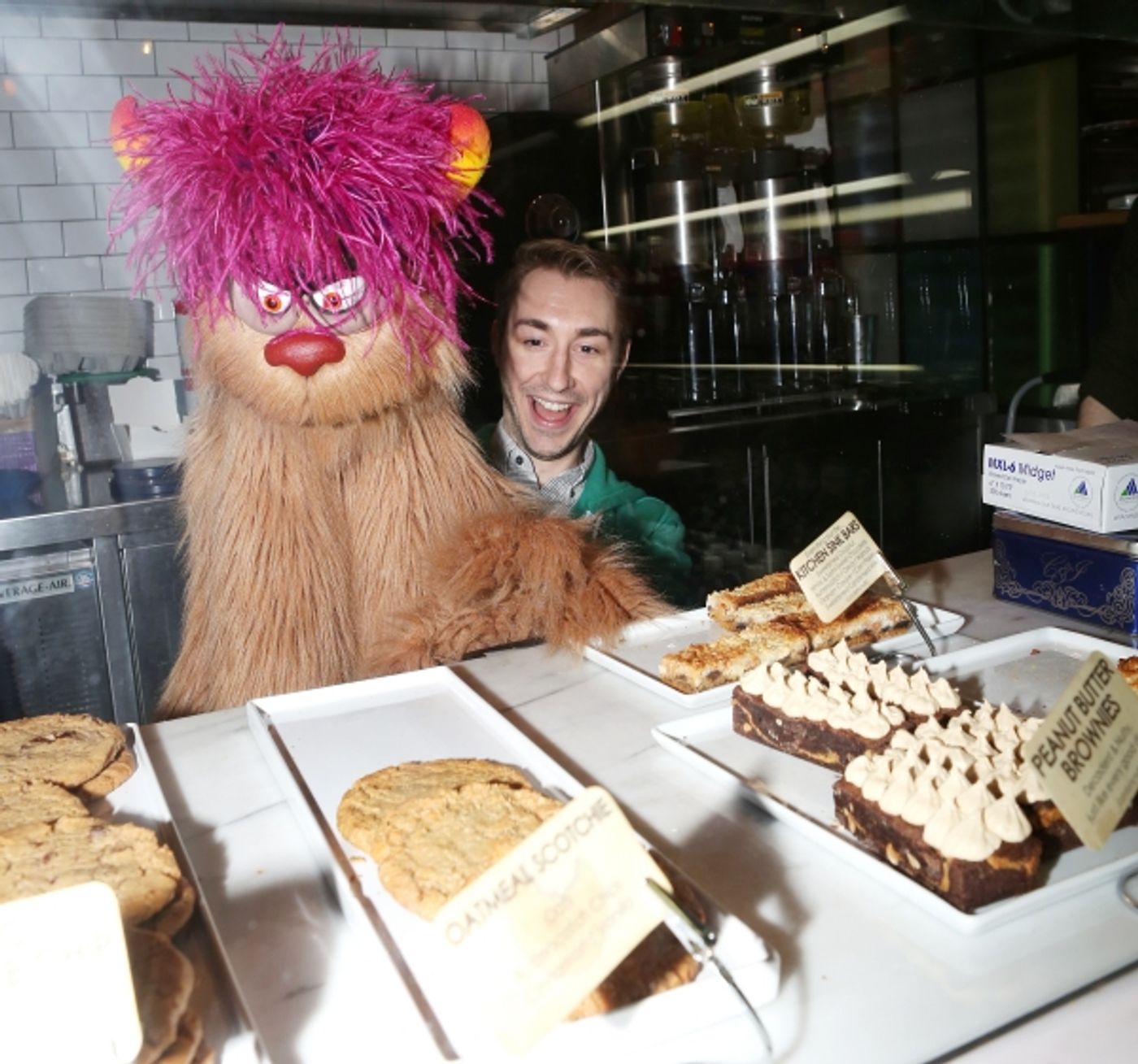Photo Coverage: AVENUE Q's Trekkie Monster Serve Sweet Treats at Schmackary's  Image