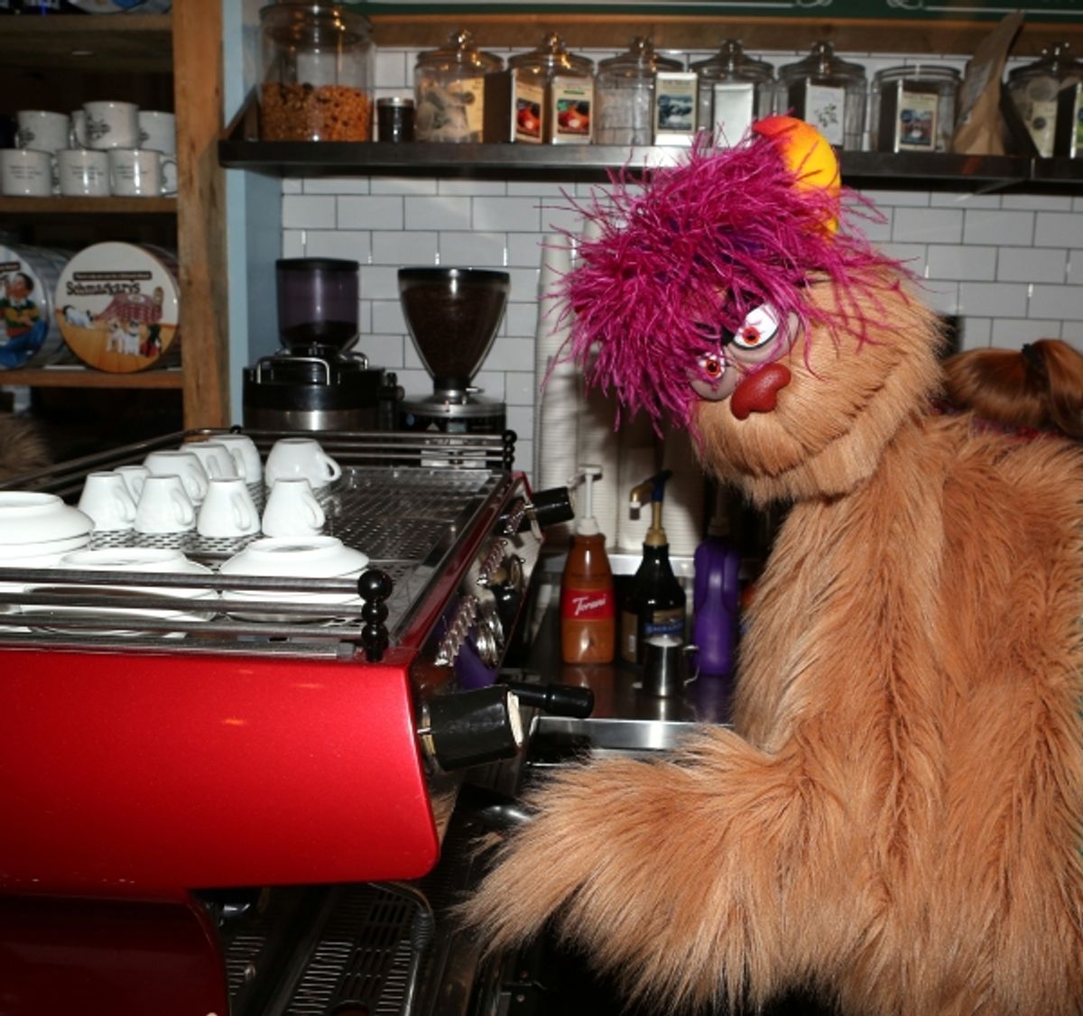 Trekkie Monster from 'Avenue Q' at 