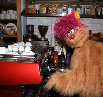 Trekkie Monster from 'Avenue Q' Photo