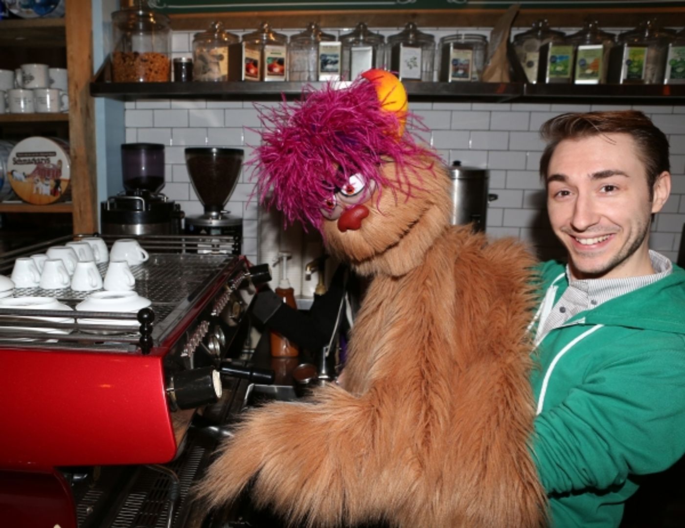 Photo Coverage: AVENUE Q's Trekkie Monster Serve Sweet Treats at Schmackary's  Image