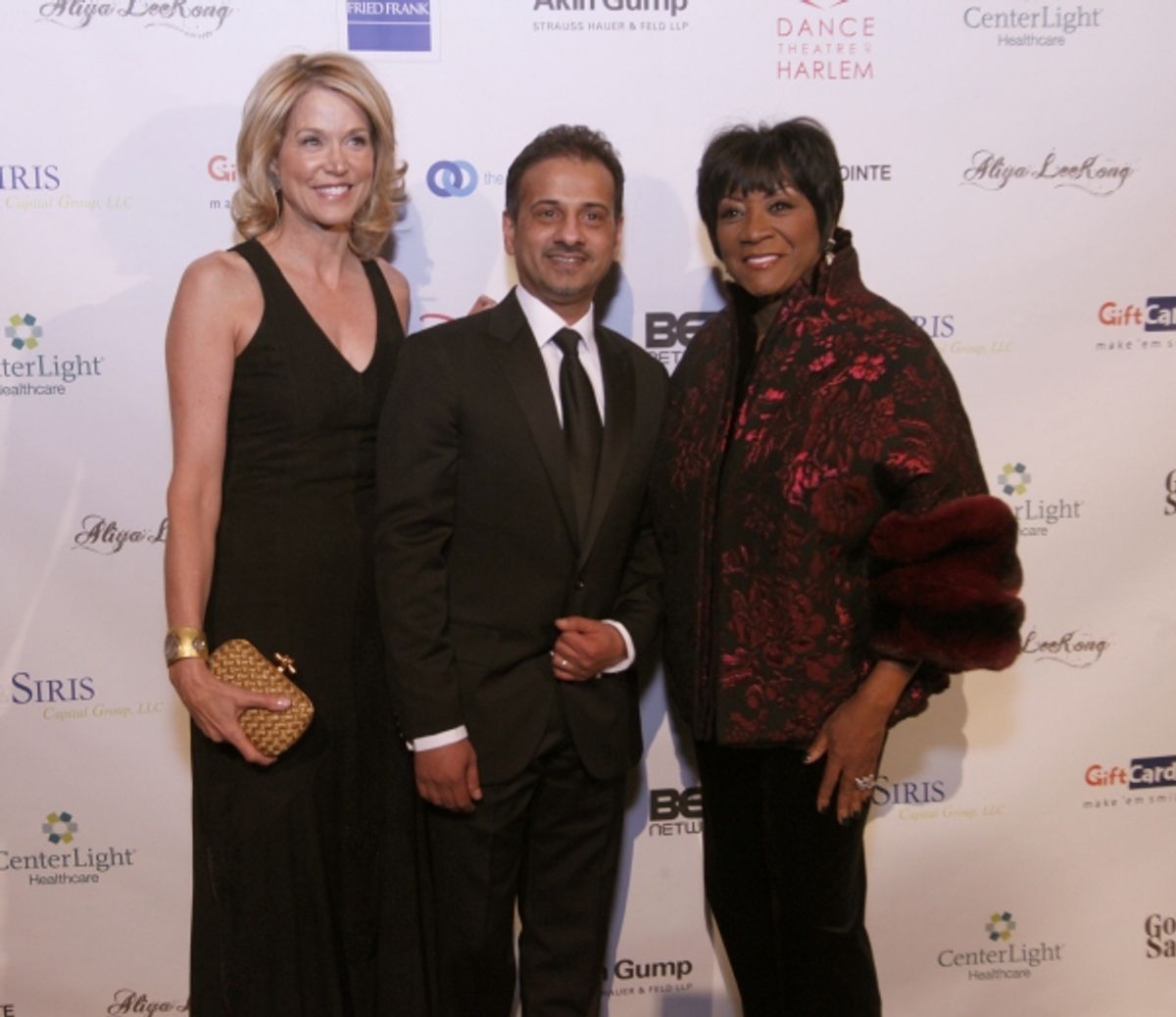 Paula Zahn, Laveen Naidu, and Honoree Patti LaBelle at 
