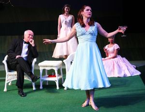 Leonato (David McCann), Margaret (Olivia Saccomanno) and Ursula (Khetanya Henderson)  Photo