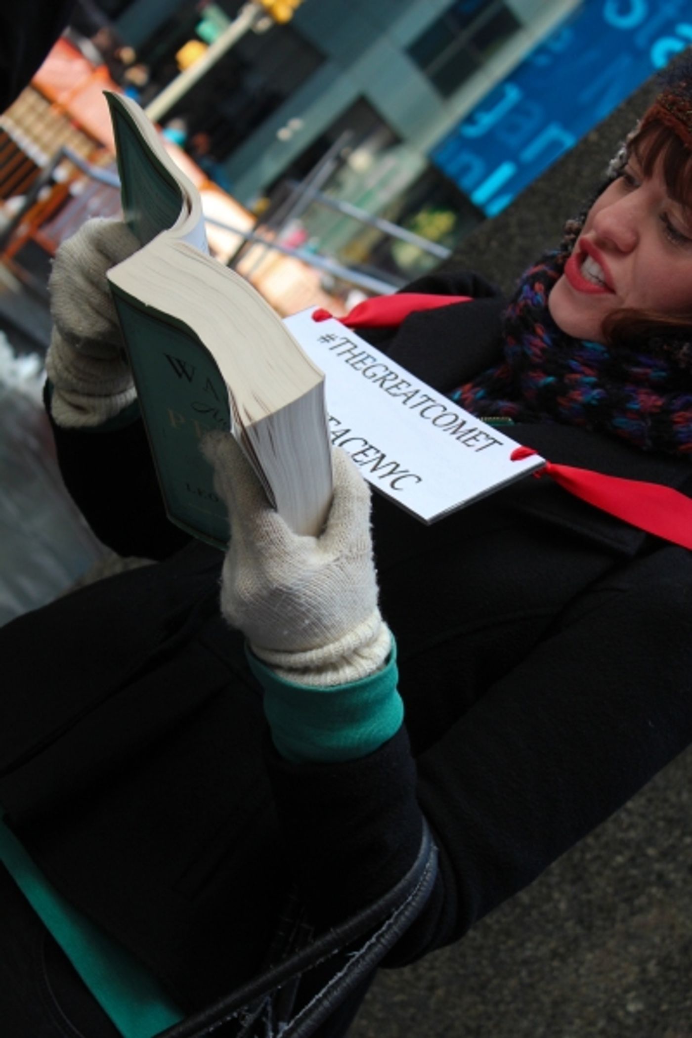 Photo Coverage: NATASHA, PIERRE AND THE GREAT COMET OF 1812 Fans Take Part in 'War and Peace' Readathon!  Image