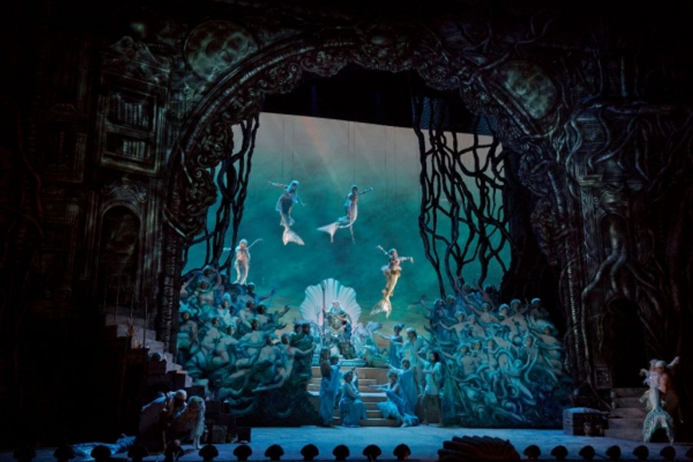 Photo Flash: Placido Domingo, Susan Graham, David Daniels and More in THE ENCHANTED ISLAND - All the Pics!  Image