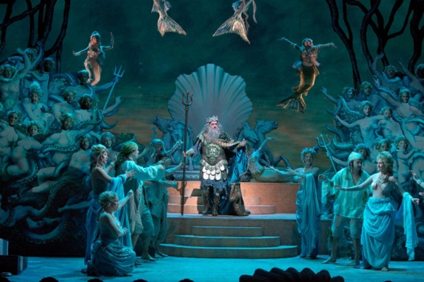 Photo Flash: Placido Domingo, Susan Graham, David Daniels and More in THE ENCHANTED ISLAND - All the Pics!  Image