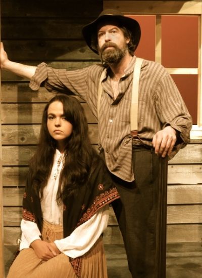 Eva Jane as Morning Star, Ted Dowling as Michael Rowan Photo