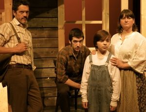 Sam McJunkin as Abe Steinman, Robert Bergin as Tommy Jackson, Josh Moff as Joshua Row Photo