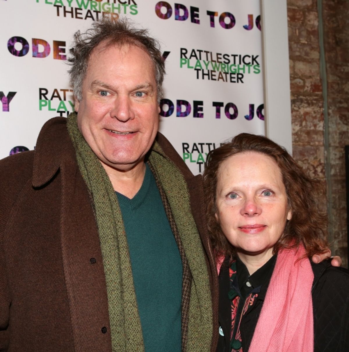 Jay O. Sanders and wife Maryann Plunkett  at 