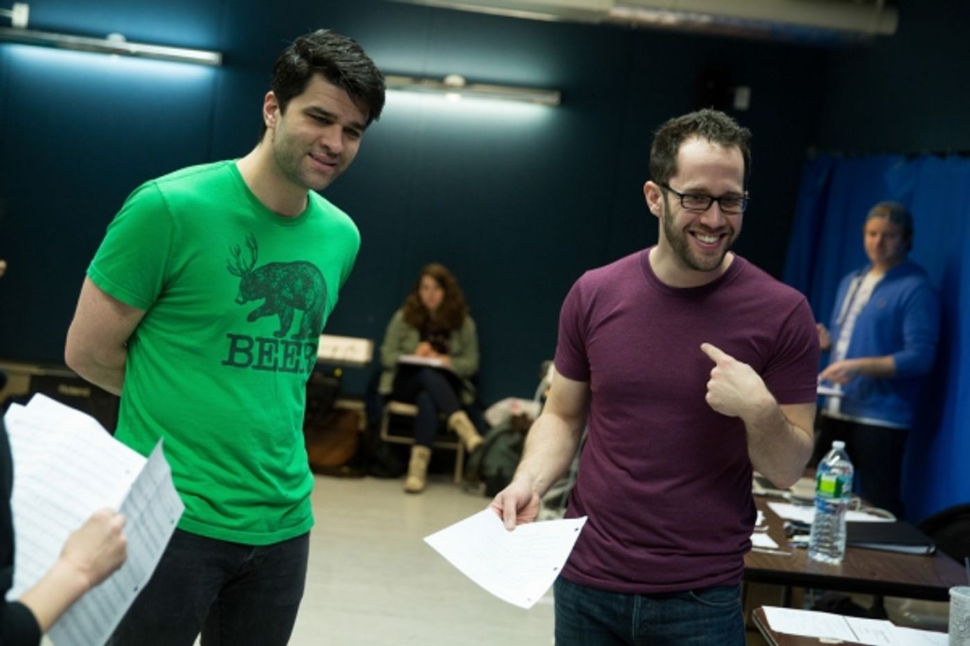 Photo Flash: Matt Doyle, Hunter Foster, Ryan Scott Oliver & More in Rehearsal for Prospect Theater's JASPER IN DEADLAND  Image