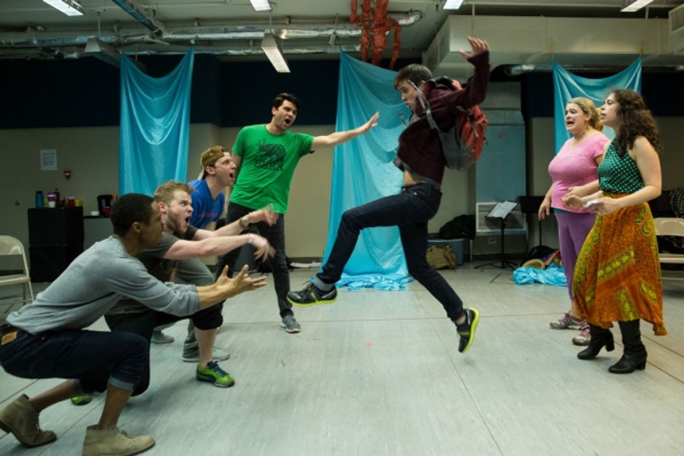 Photo Flash: Matt Doyle, Hunter Foster, Ryan Scott Oliver & More in Rehearsal for Prospect Theater's JASPER IN DEADLAND Photo Flash: Matt Doyle, Hunter Foster, Ryan Scott Oliver & More in Rehearsal for Prospect Theater's JASPER IN DEADLAND Image