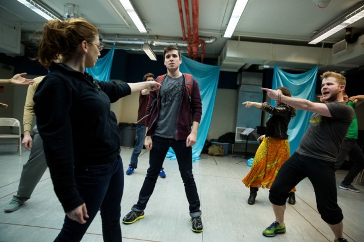 Lorin Latarro,  Matt Doyle, Andi Alhadeff, F. Michael Haynie at 